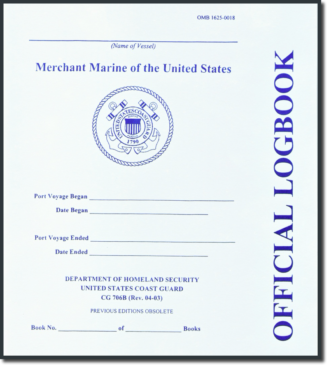 Image of Offical Logbook